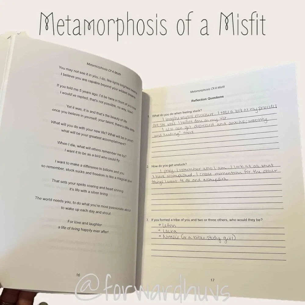 Metamorphosis of A Misfit: Finding Your Truth & Tribe - Workbook - Read